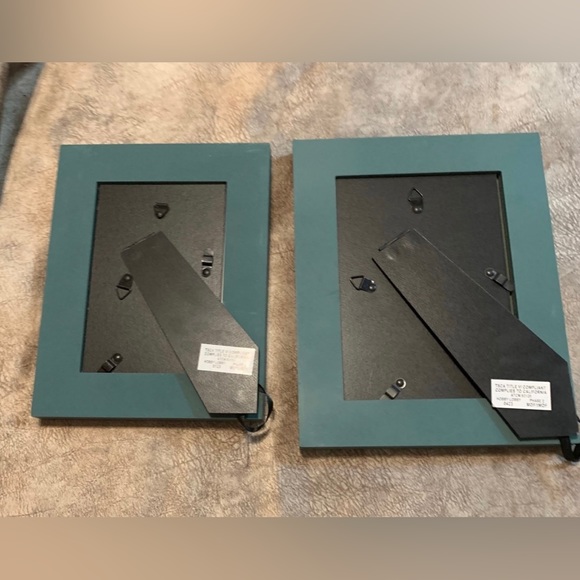 2 Teal Wooden Frames NWT - Picture 6 of 12